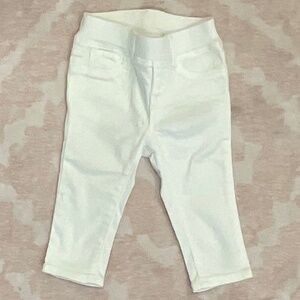 Baby Gap White Jeans  6-12 Months